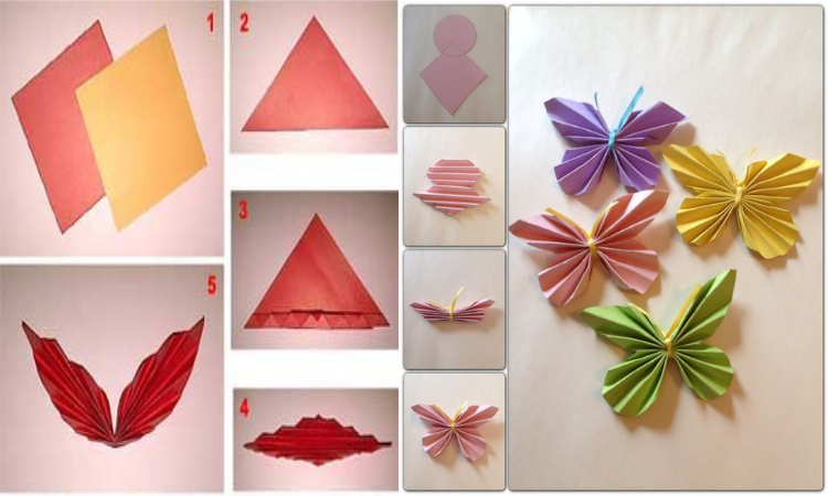 Membuat Hiasan Dinding Kelas  Dari Kertas  Origami  